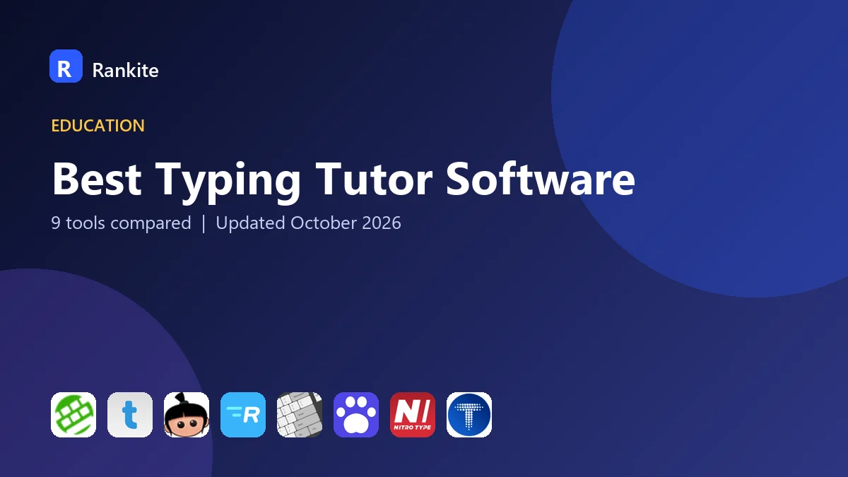 Best Typing Tutor Software in 2026: 9 Tools Compared