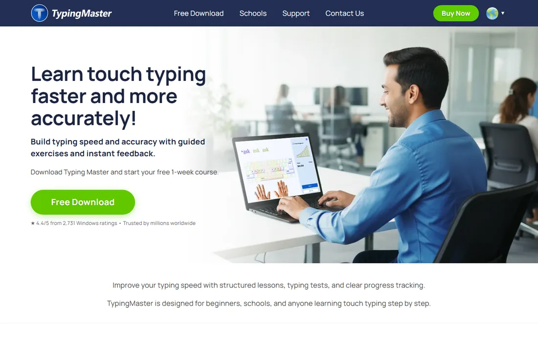 TypingMaster homepage