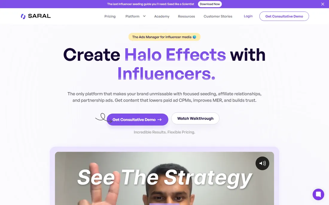 SARAL homepage
