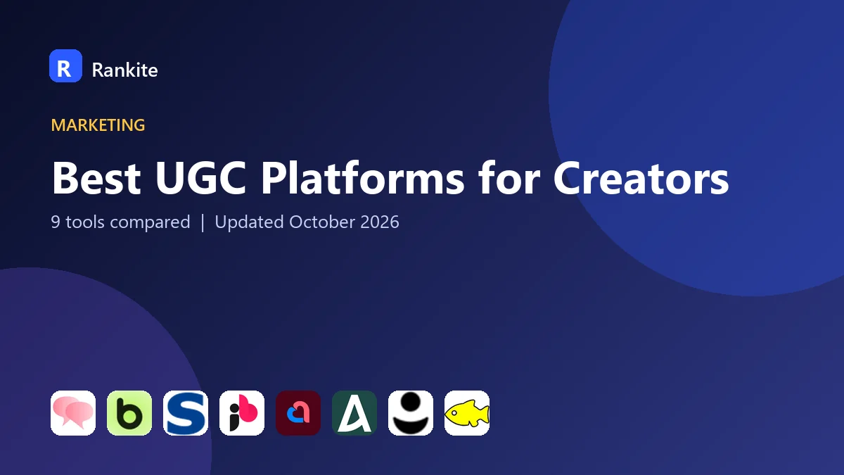 Best UGC Platforms for Creators in 2026: 9 Platforms Compared