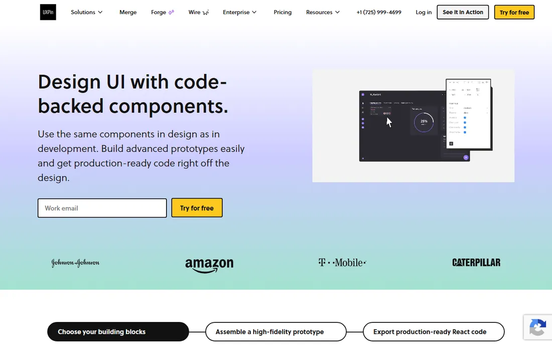 UXPin homepage