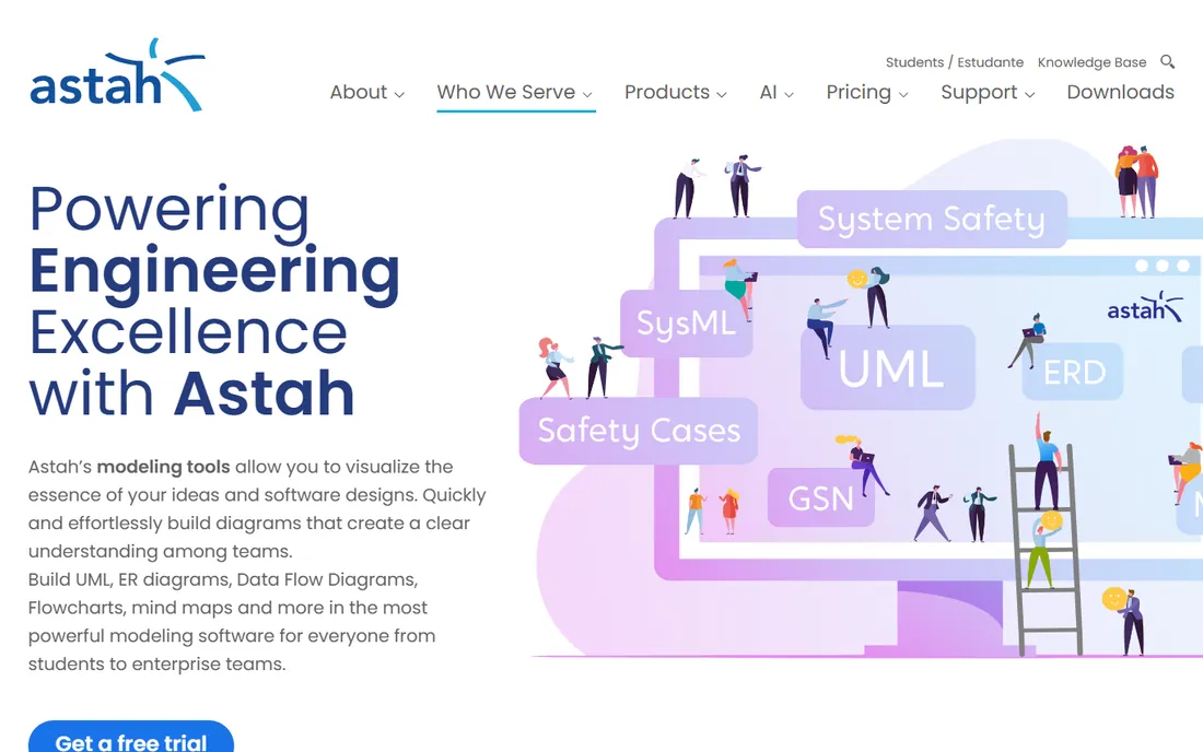 Astah homepage