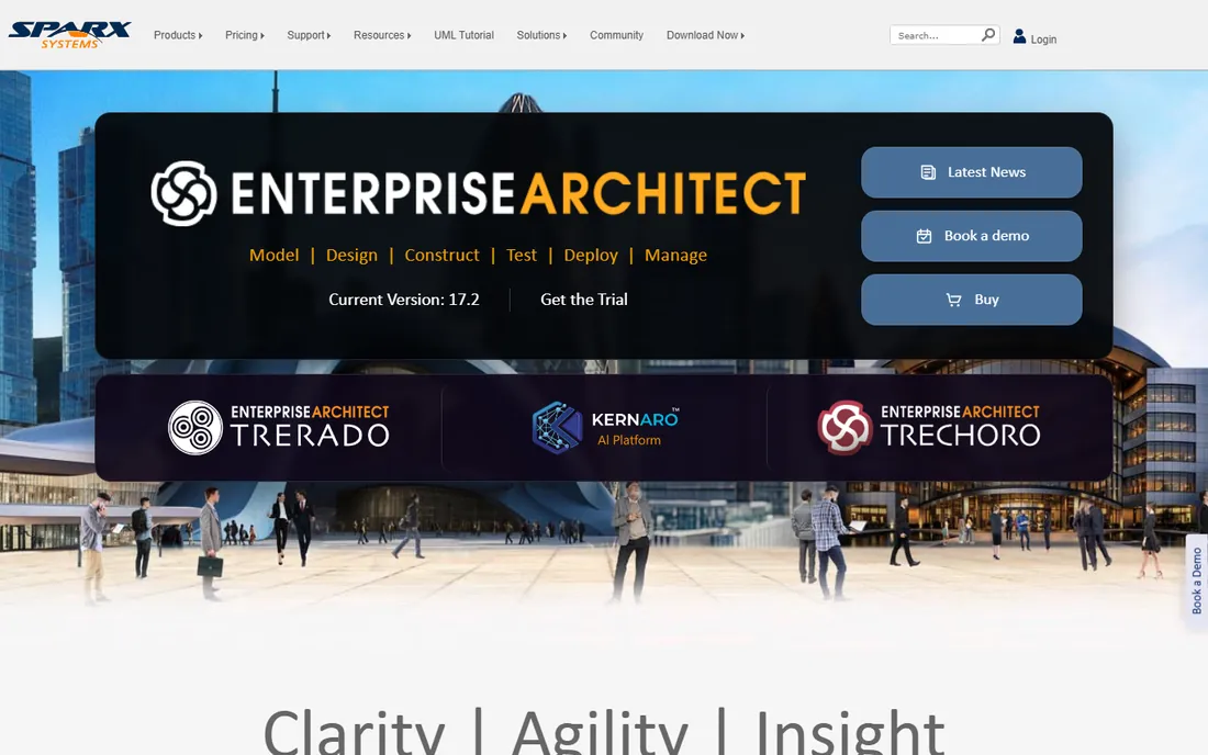 Enterprise Architect homepage