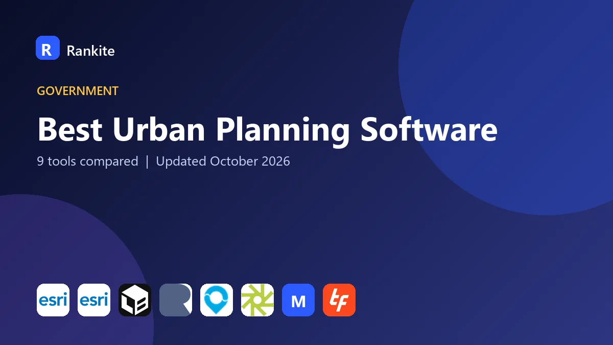 Best Urban Planning Software in 2026: 9 Tools Compared
