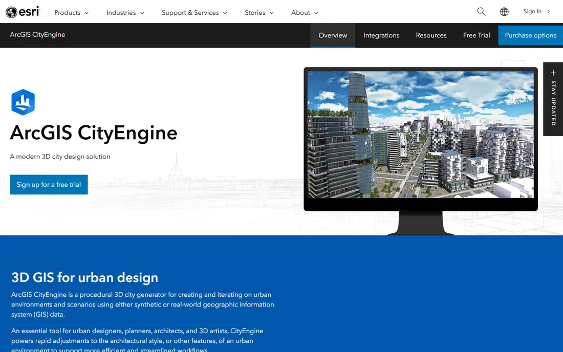 CityEngine homepage