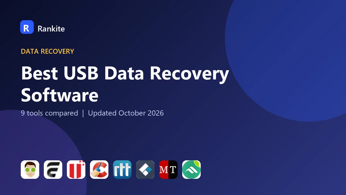 Best USB Data Recovery Software in 2026: 9 Tools Compared
