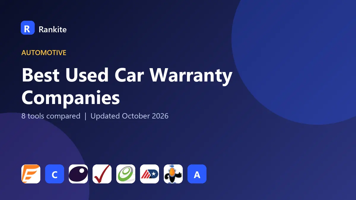 Best Used Car Warranty Companies in 2026: 8 Compared