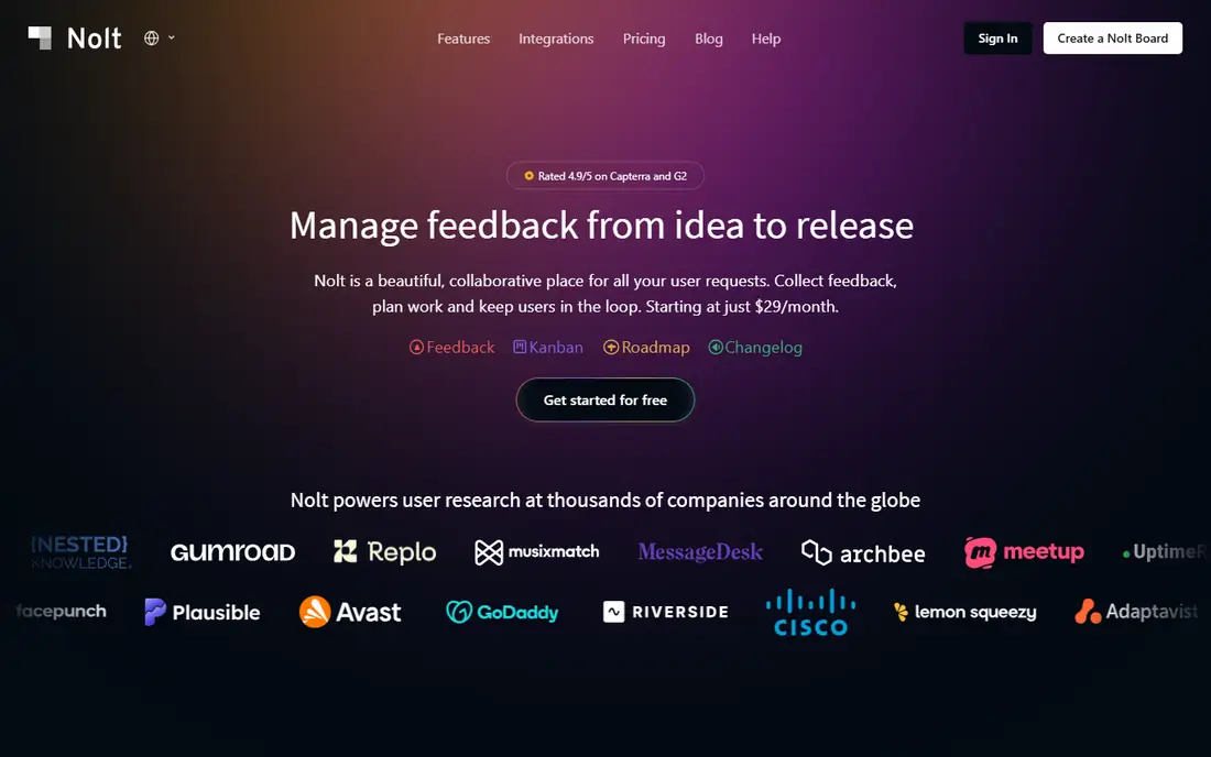 Nolt homepage