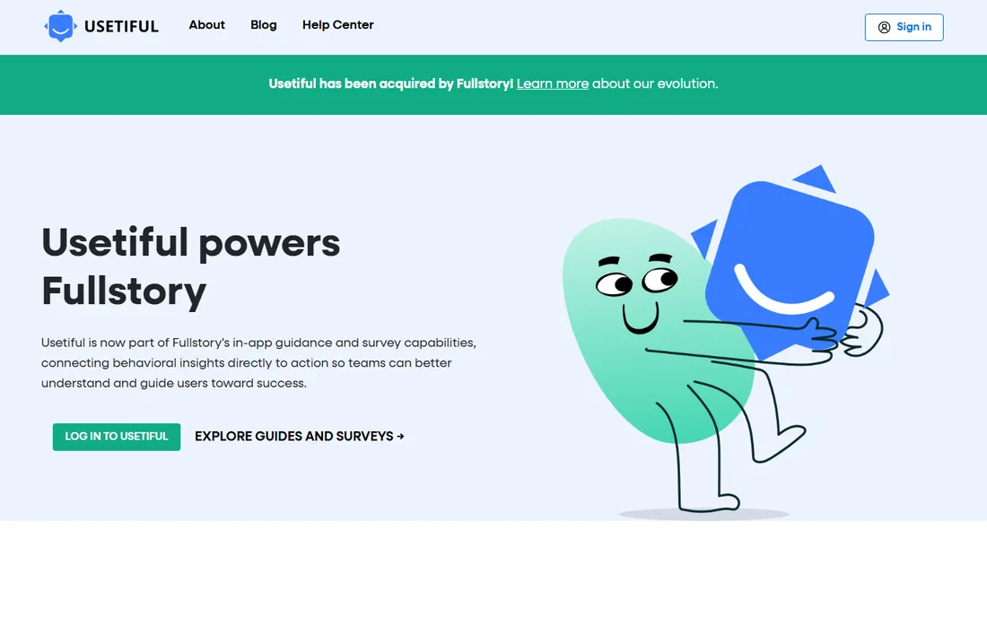 Usetiful homepage