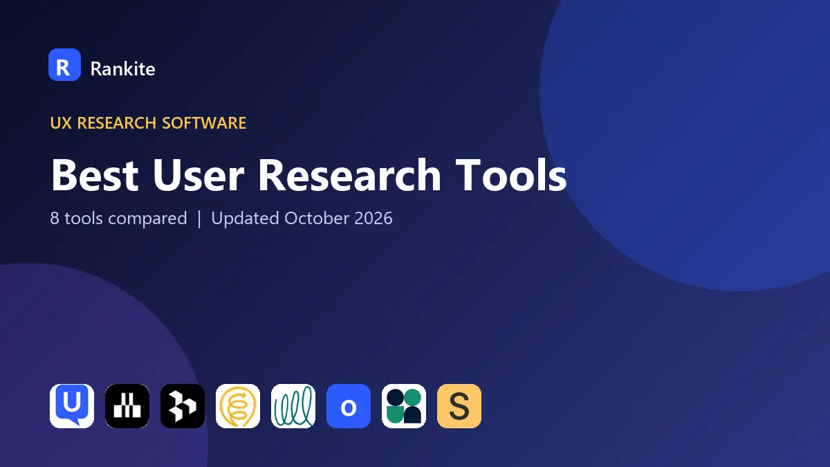 Best User Research Tools in 2026: 8 Platforms Compared