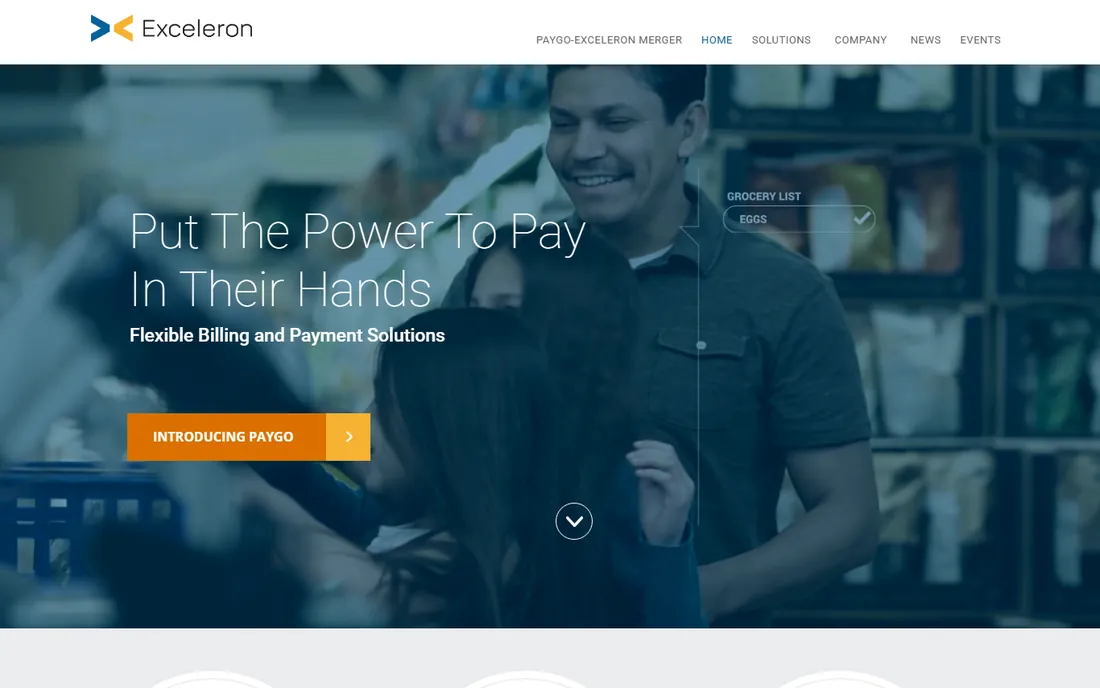 PayGo homepage