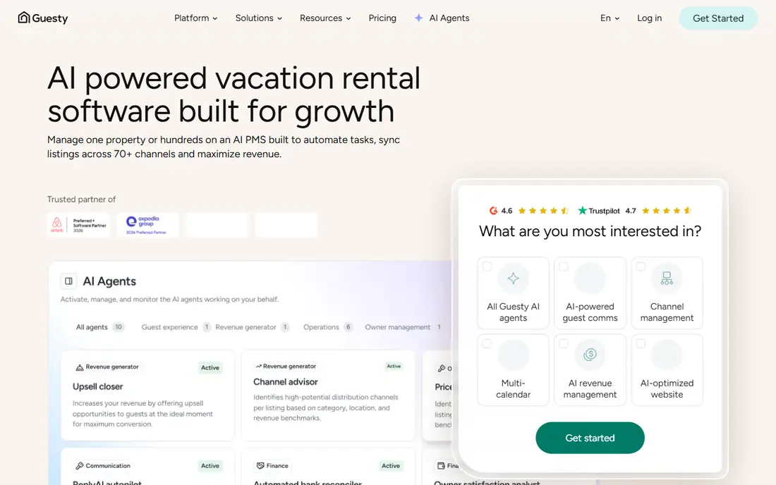 Guesty homepage