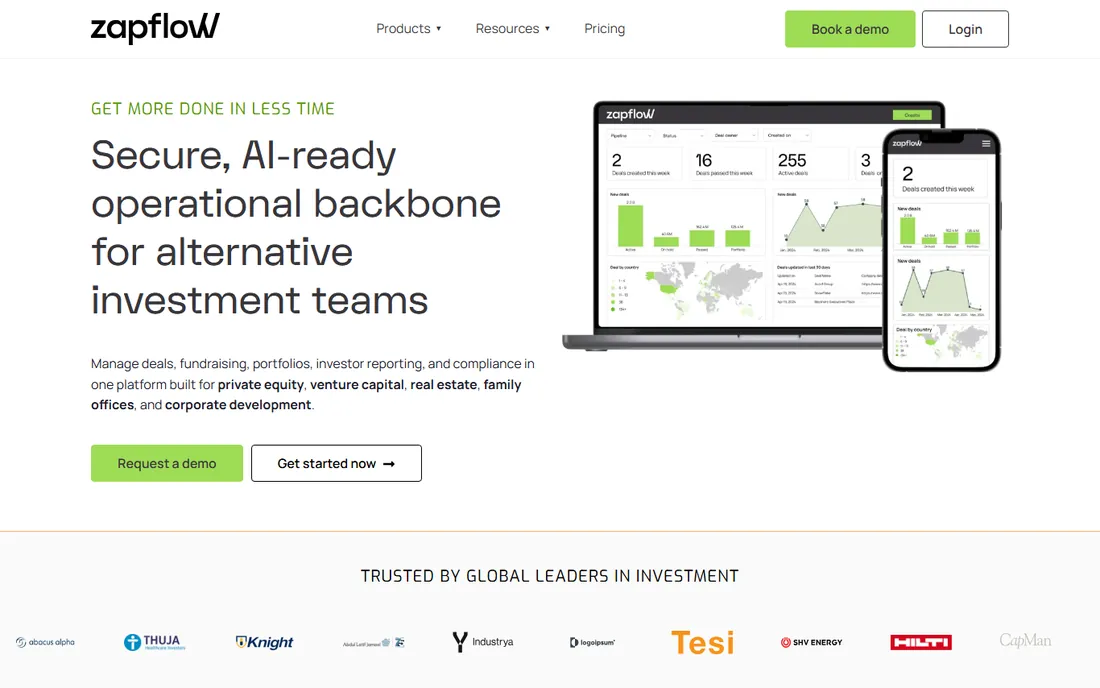 Zapflow homepage