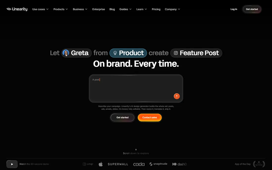 Linearity Curve homepage