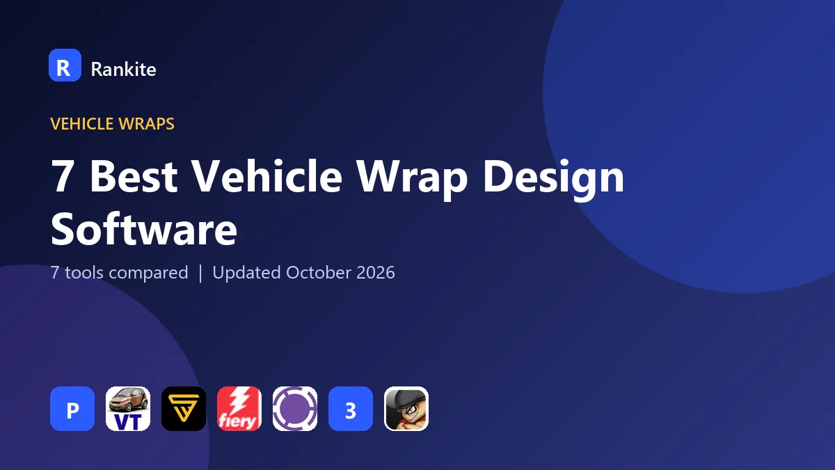 7 Best Vehicle Wrap Design Software in 2026