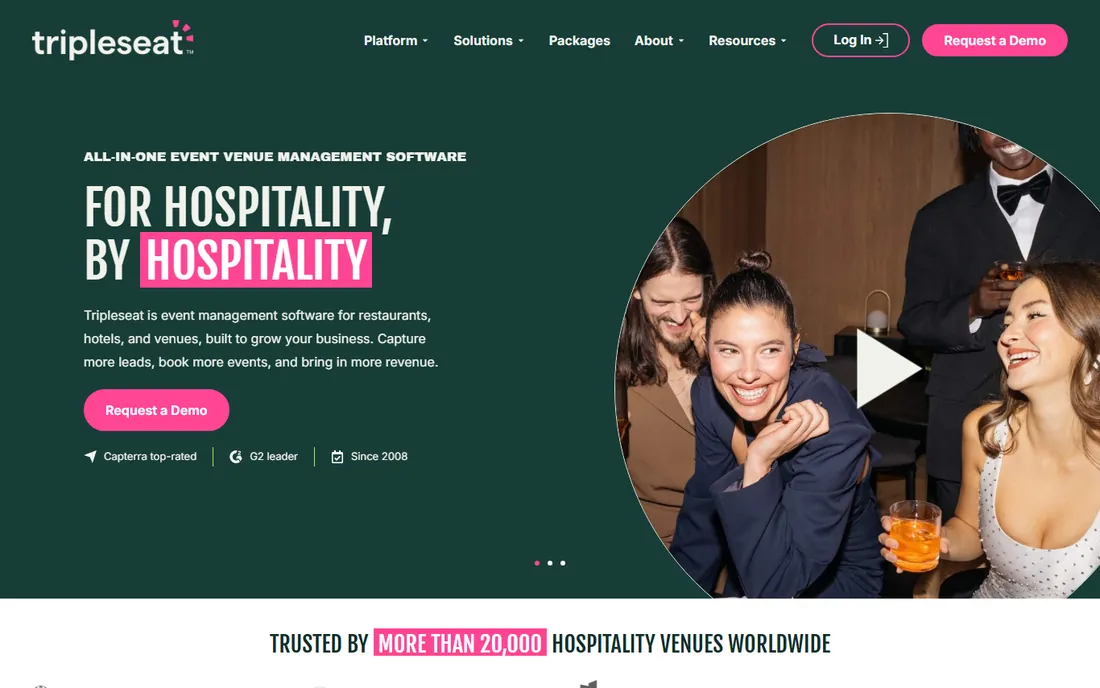 Tripleseat homepage