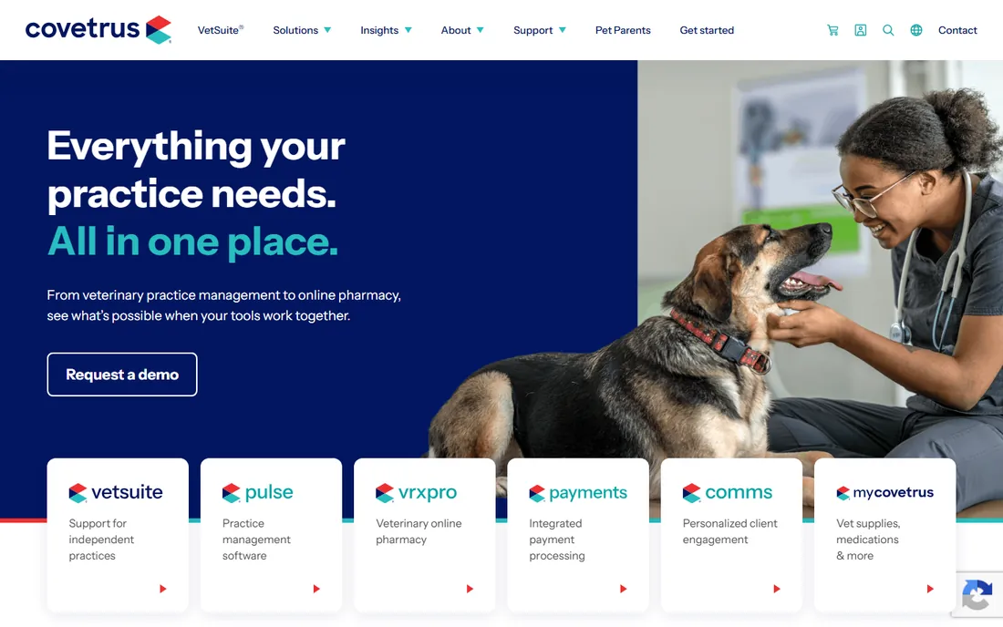 Covetrus AVImark homepage