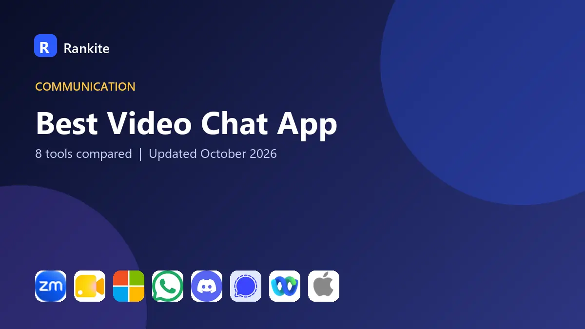 Best Video Chat App in 2026: 8 Tools Compared