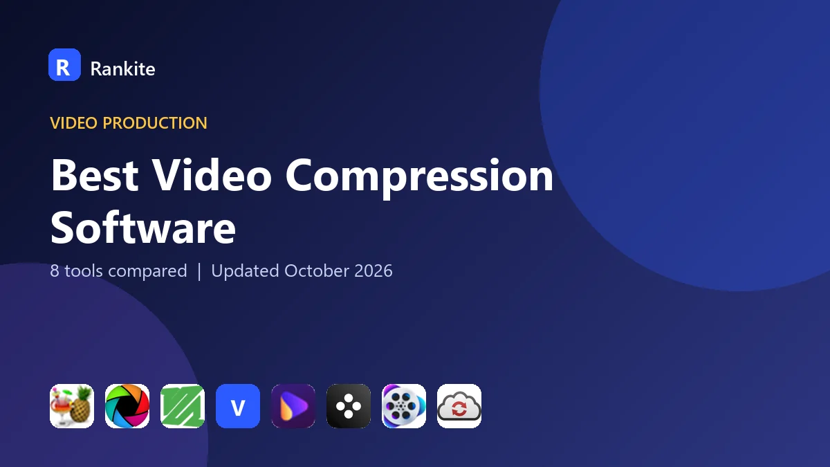 Best Video Compression Software in 2026: 8 Tools Compared
