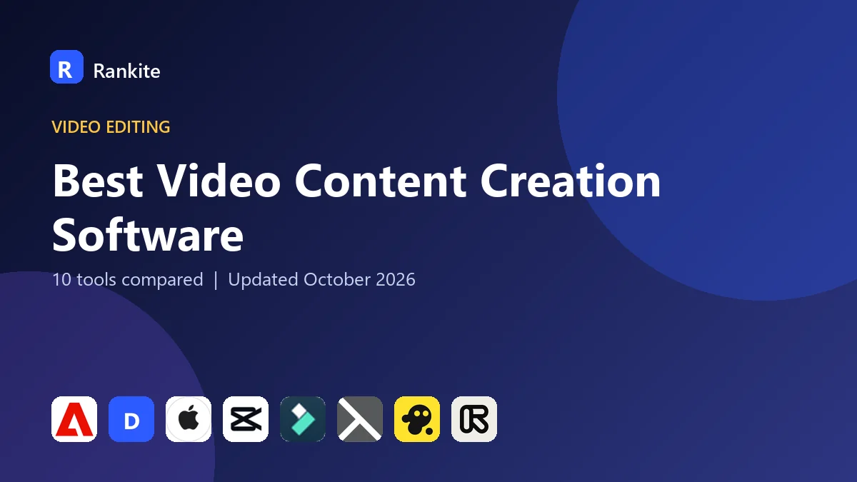 Best Video Content Creation Software in 2026: 10 Tools Compared