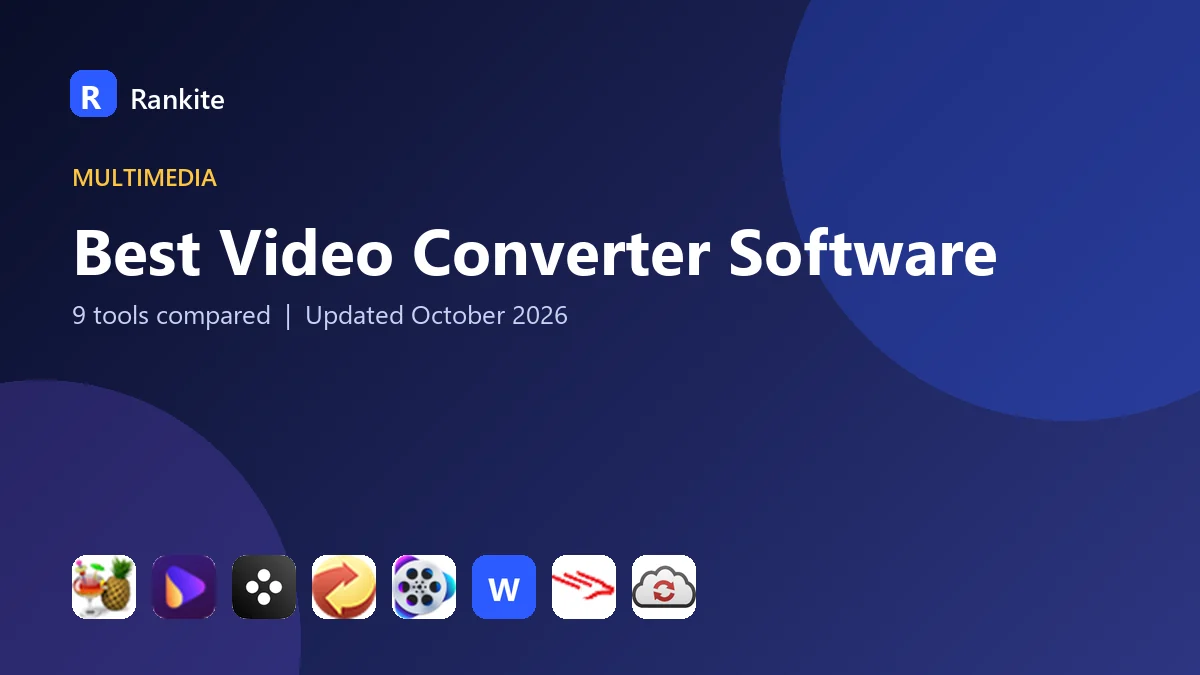 Best Video Converter Software in 2026: 9 Tools Compared