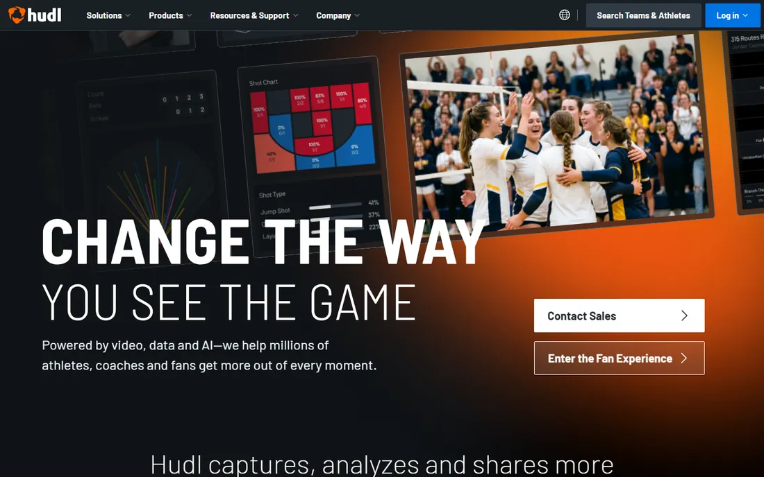 Hudl homepage
