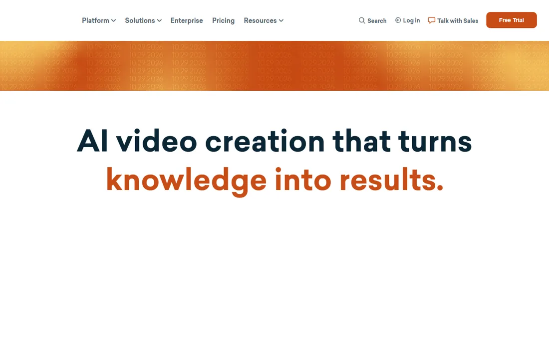 Vyond homepage