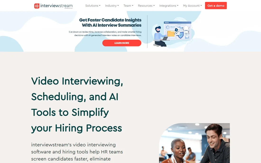 interviewstream homepage