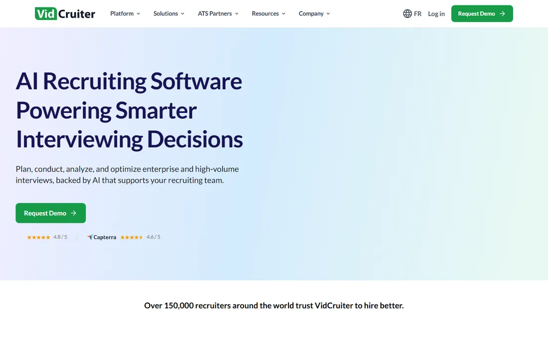 VidCruiter homepage