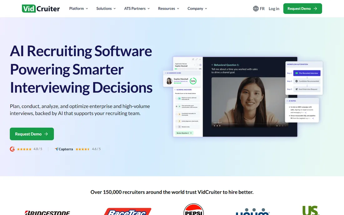 VidCruiter homepage