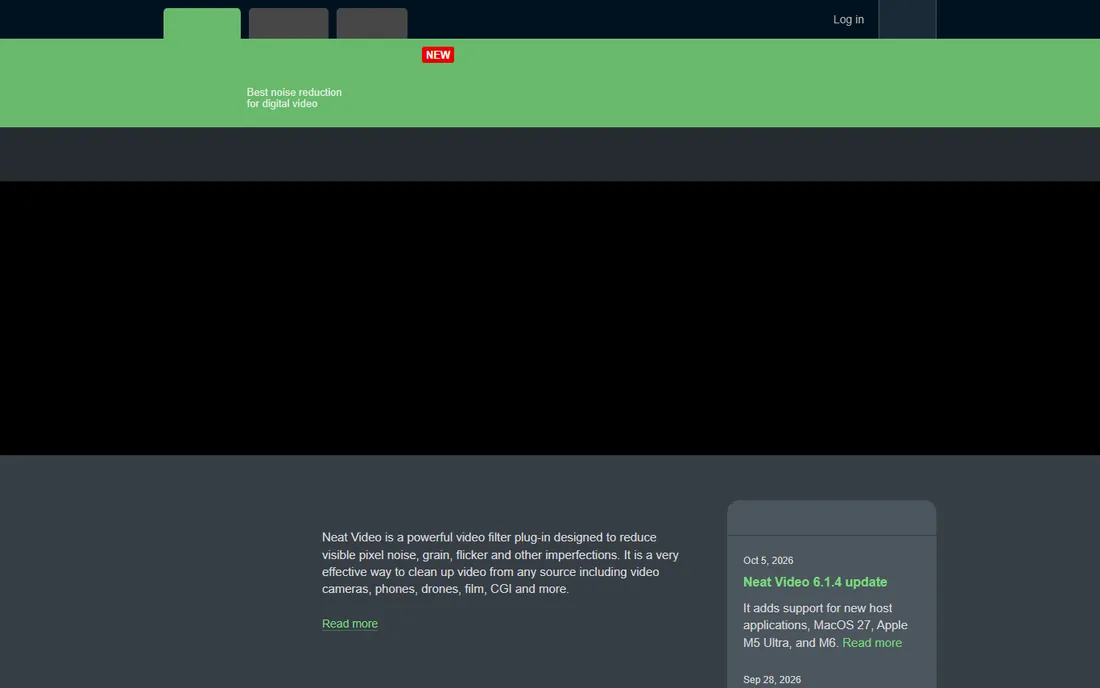 Neat Video homepage