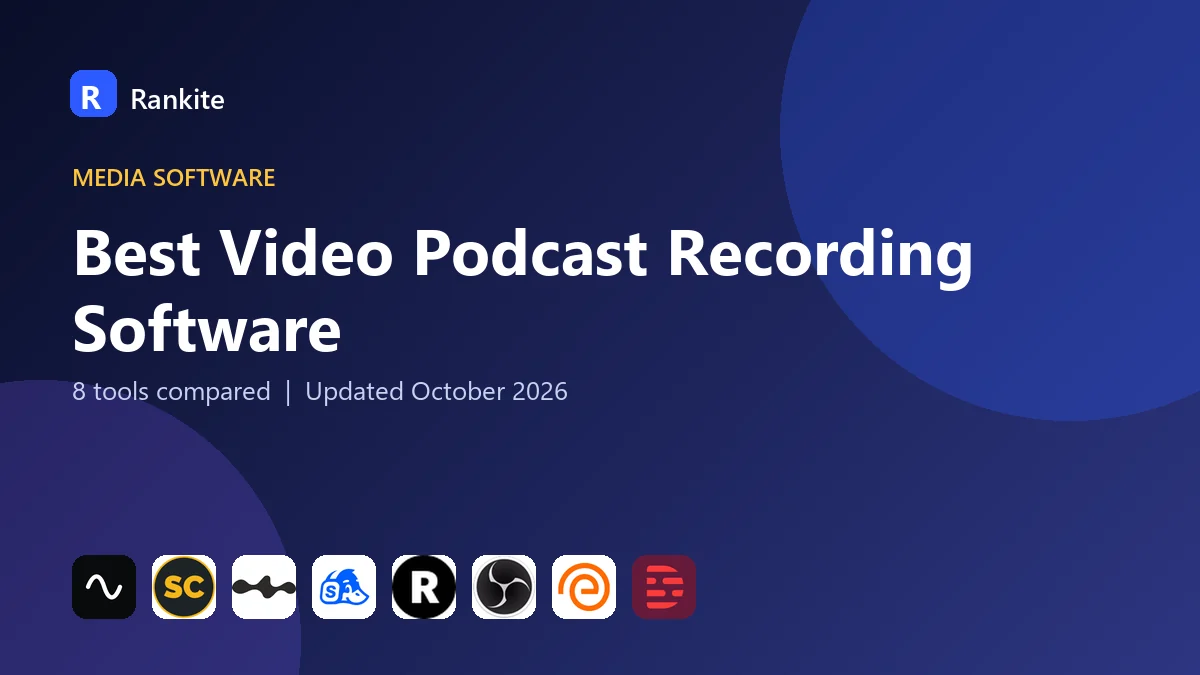 Best Video Podcast Recording Software in 2026: 8 Tools Compared