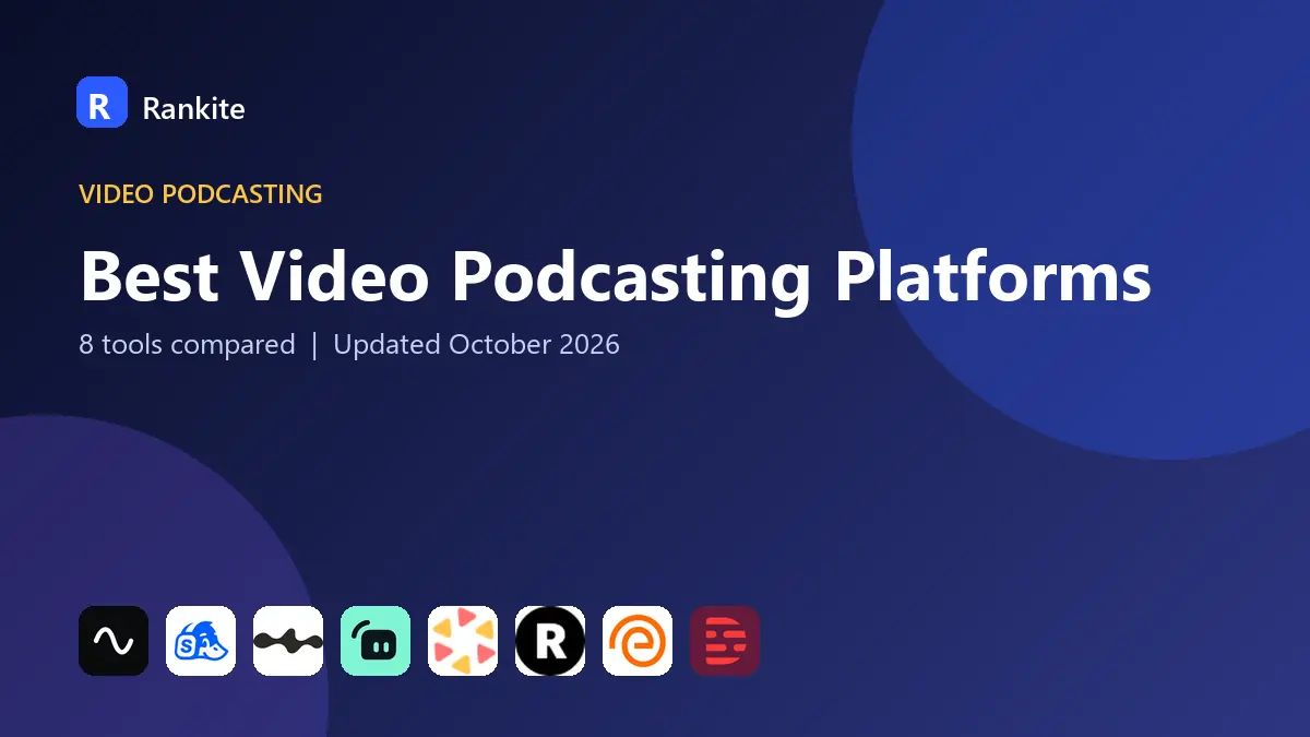 Best Video Podcasting Platforms in 2026: 8 Tools Compared