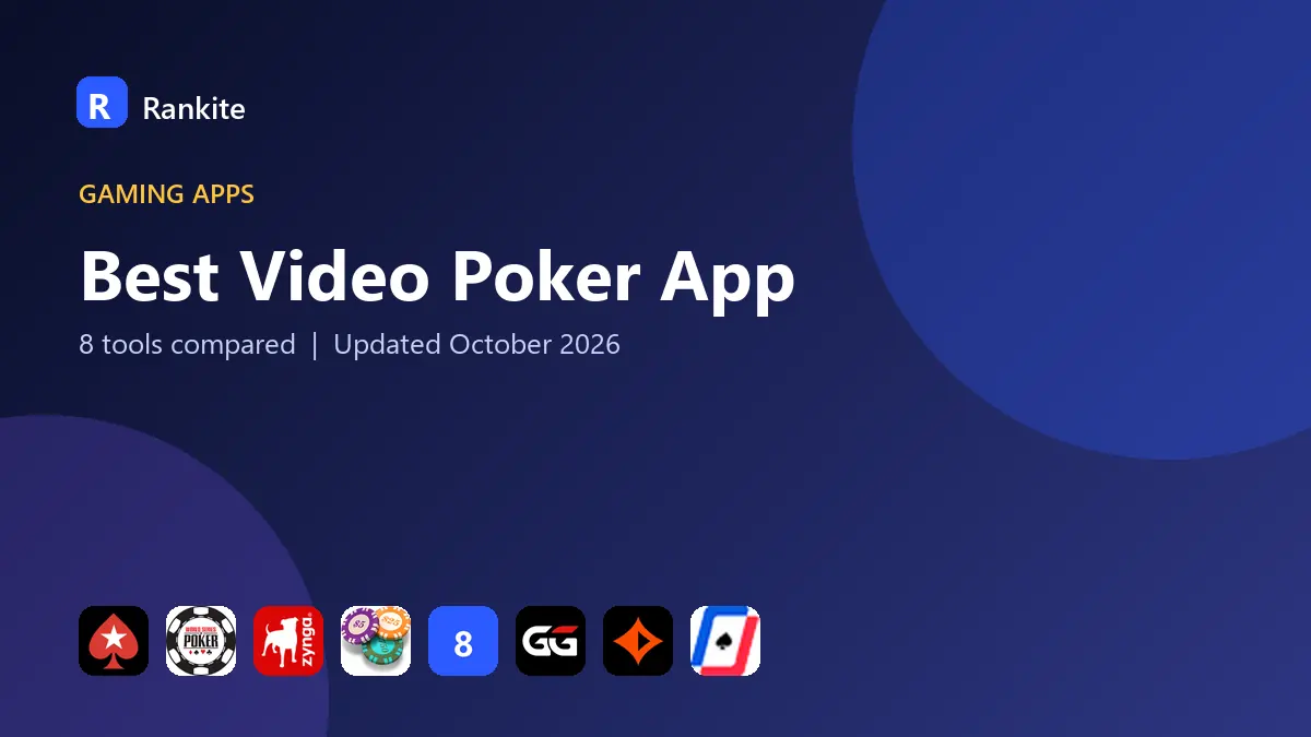 Best Video Poker App in 2026: 8 Tools Compared