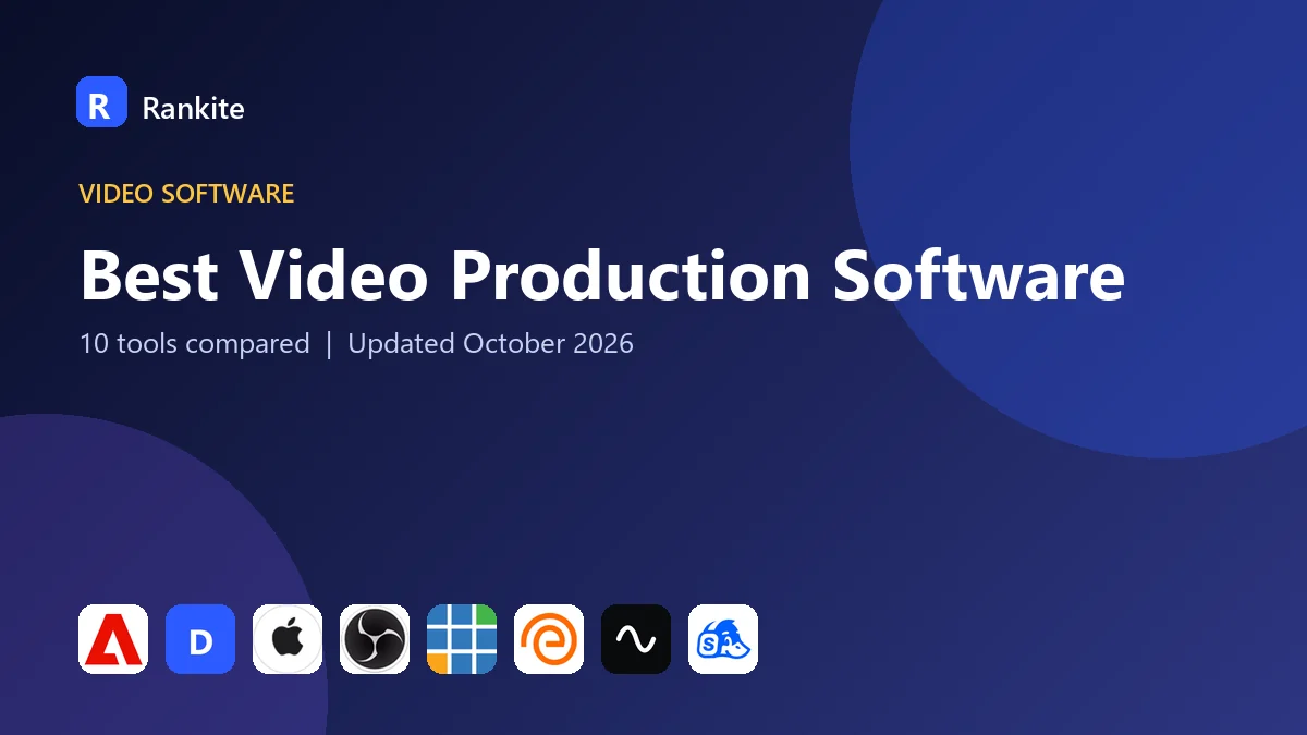 Best Video Production Software in 2026: 10 Tools Compared