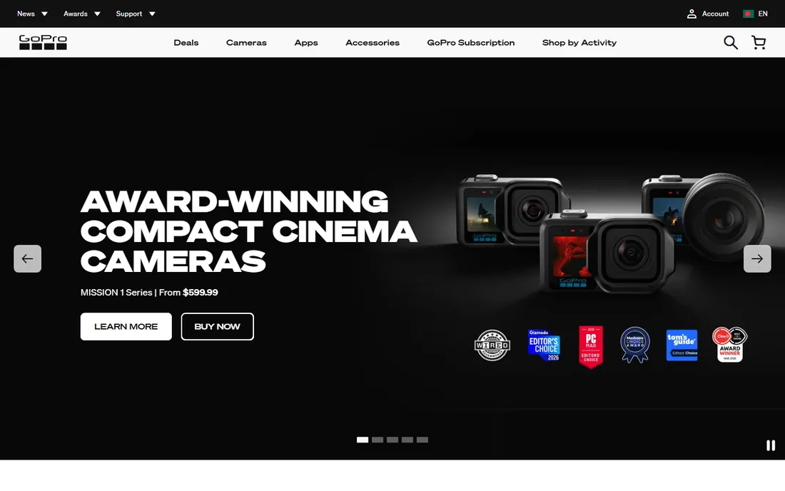 GoPro Player + ReelSteady homepage