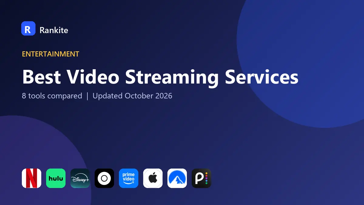 Best Video Streaming Services in 2026: 8 Tools Compared