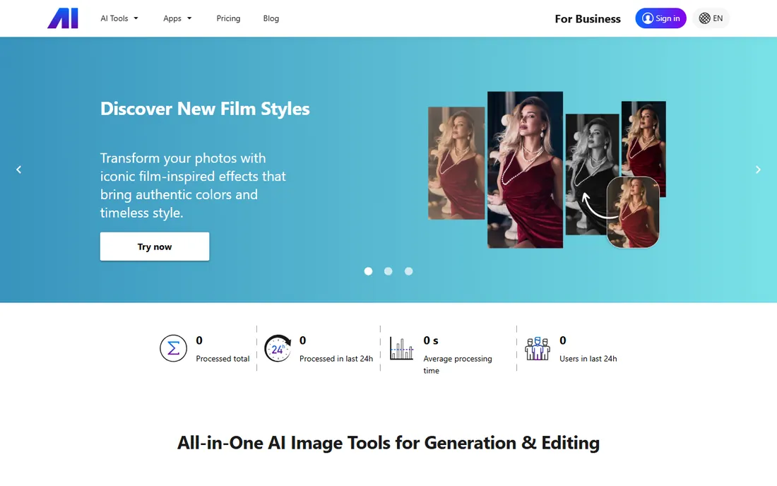 Nero AI Video Upscaler homepage