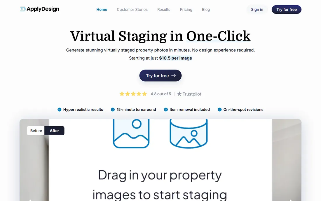 Apply Design homepage