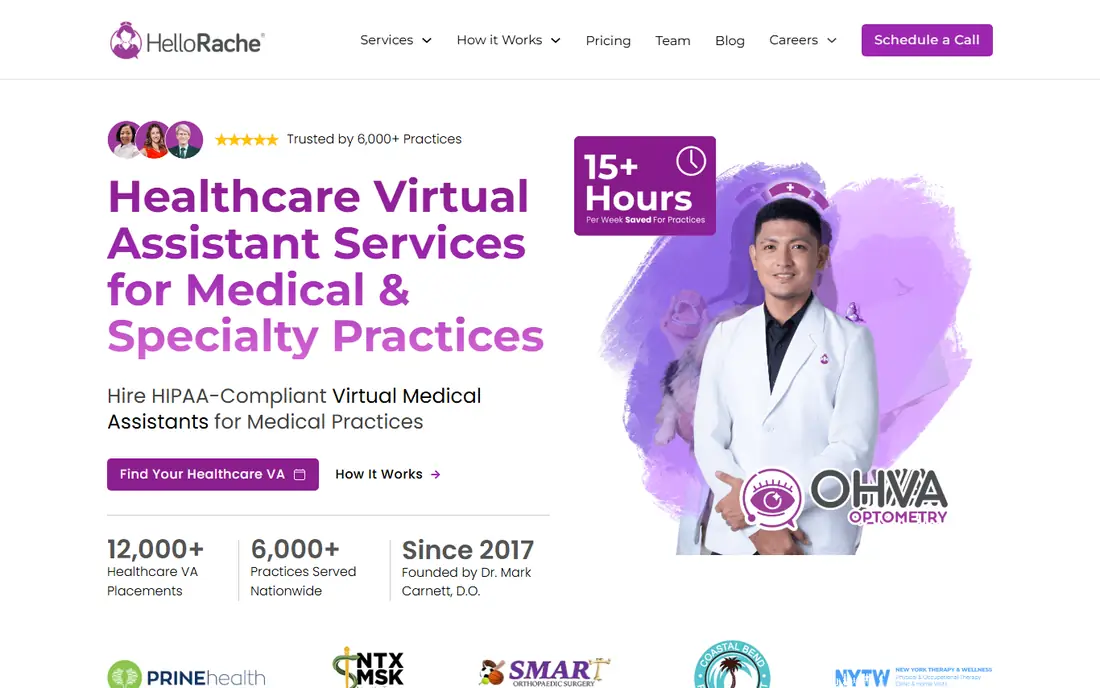 Hello Rache homepage