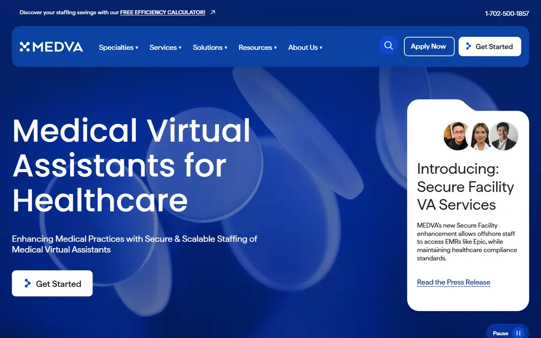MEDVA homepage