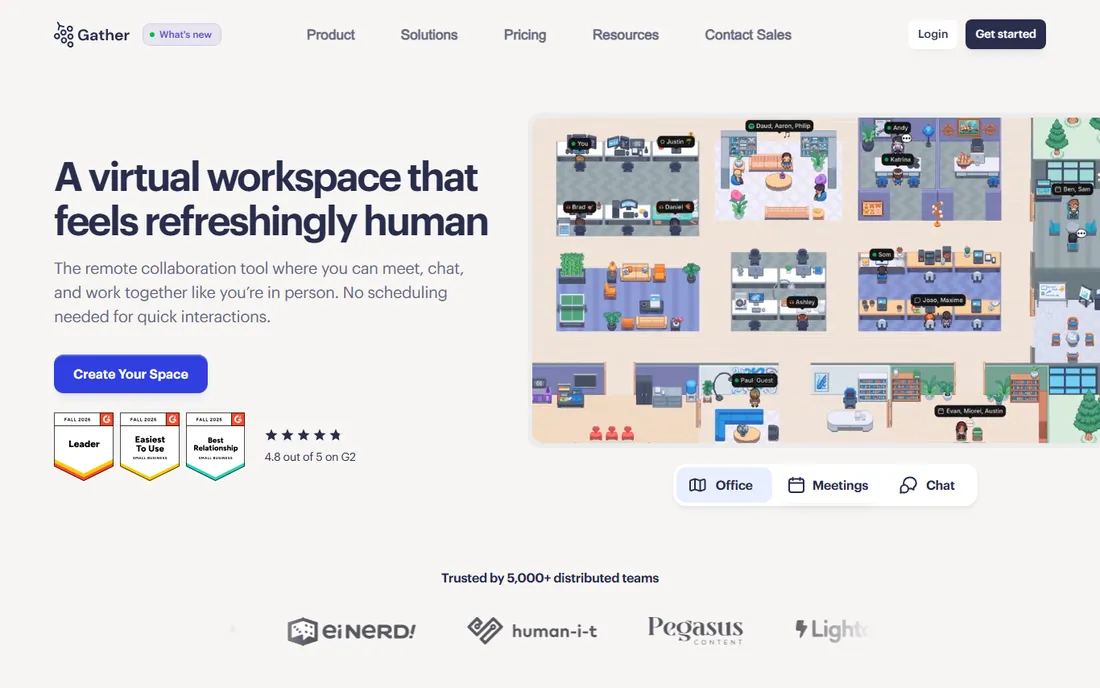 Gather homepage
