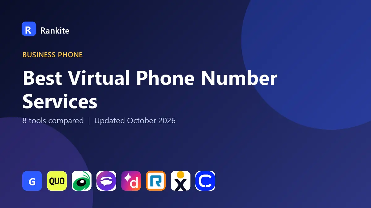 Best Virtual Phone Number Services in 2026: 8 Tools Compared