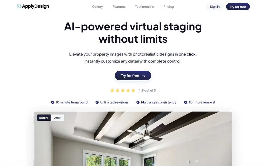 Apply Design homepage