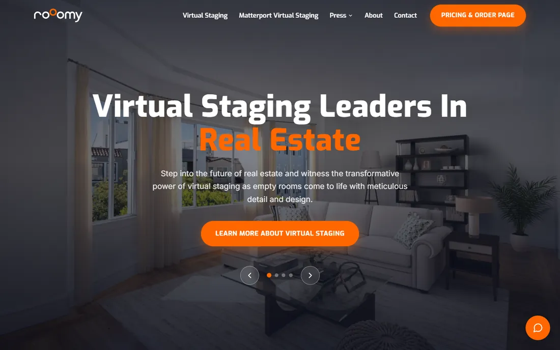 roOomy homepage