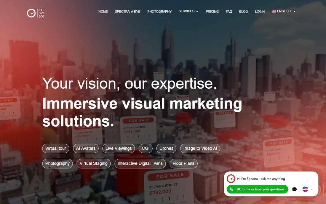 EyeSpy360 homepage