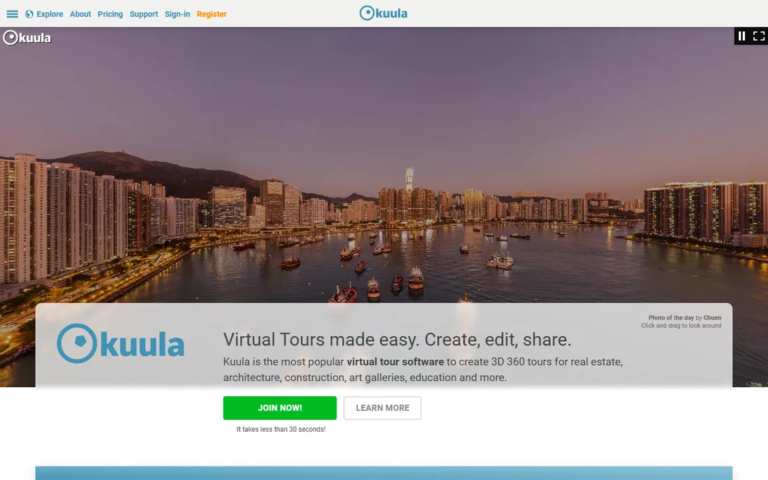 Kuula homepage