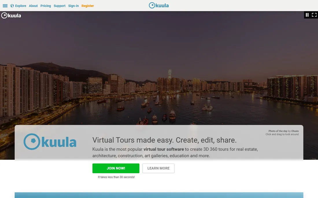 Kuula homepage