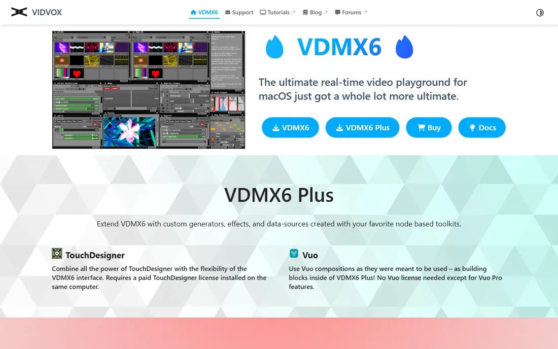 VDMX homepage