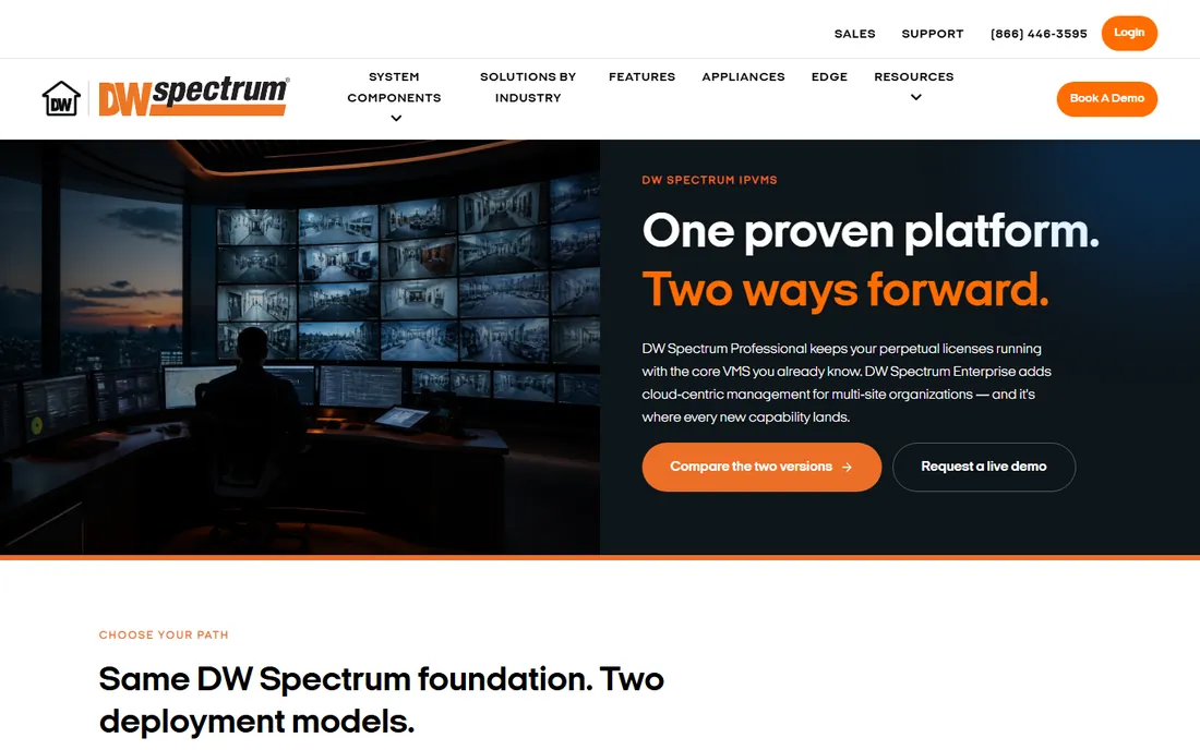 DW Spectrum IPVMS homepage